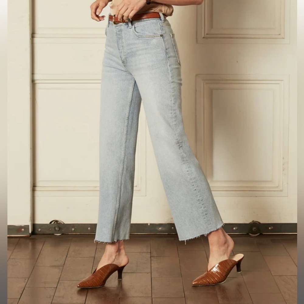 The Mikey in La Porta wide leg jeans in size 25 - excellent condition